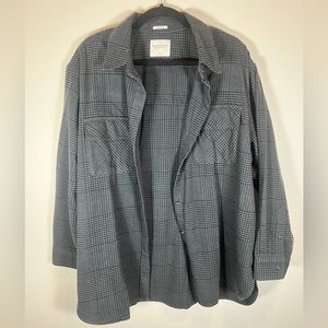 Abercrombie & Fitch Thick Flannel Shirt Jacket